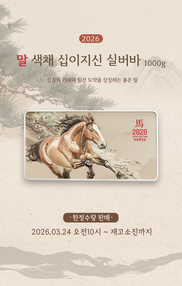 말 색채 실버바