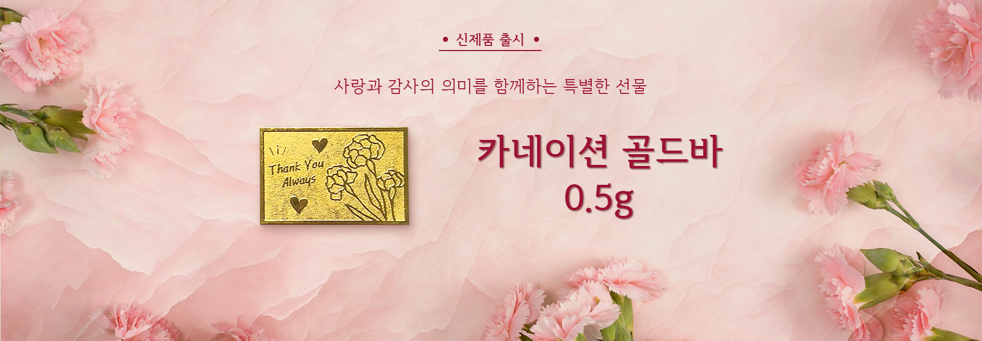 카네이션 골드바